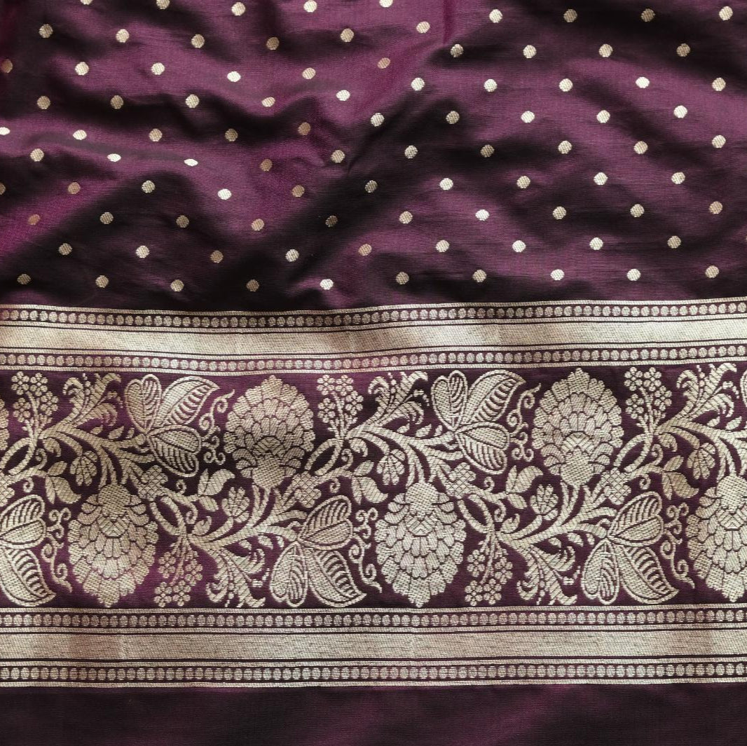 Baingani Katan Meena - Banarasi Saree