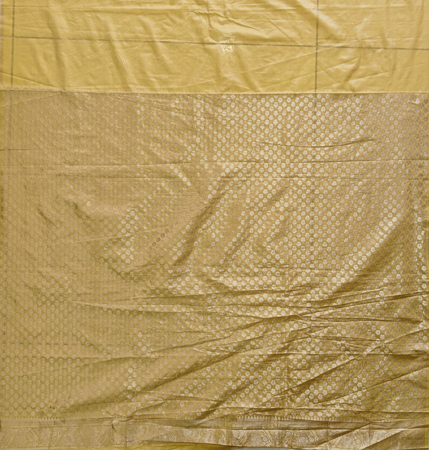Golden Mashru Silk - Banarasi Saree