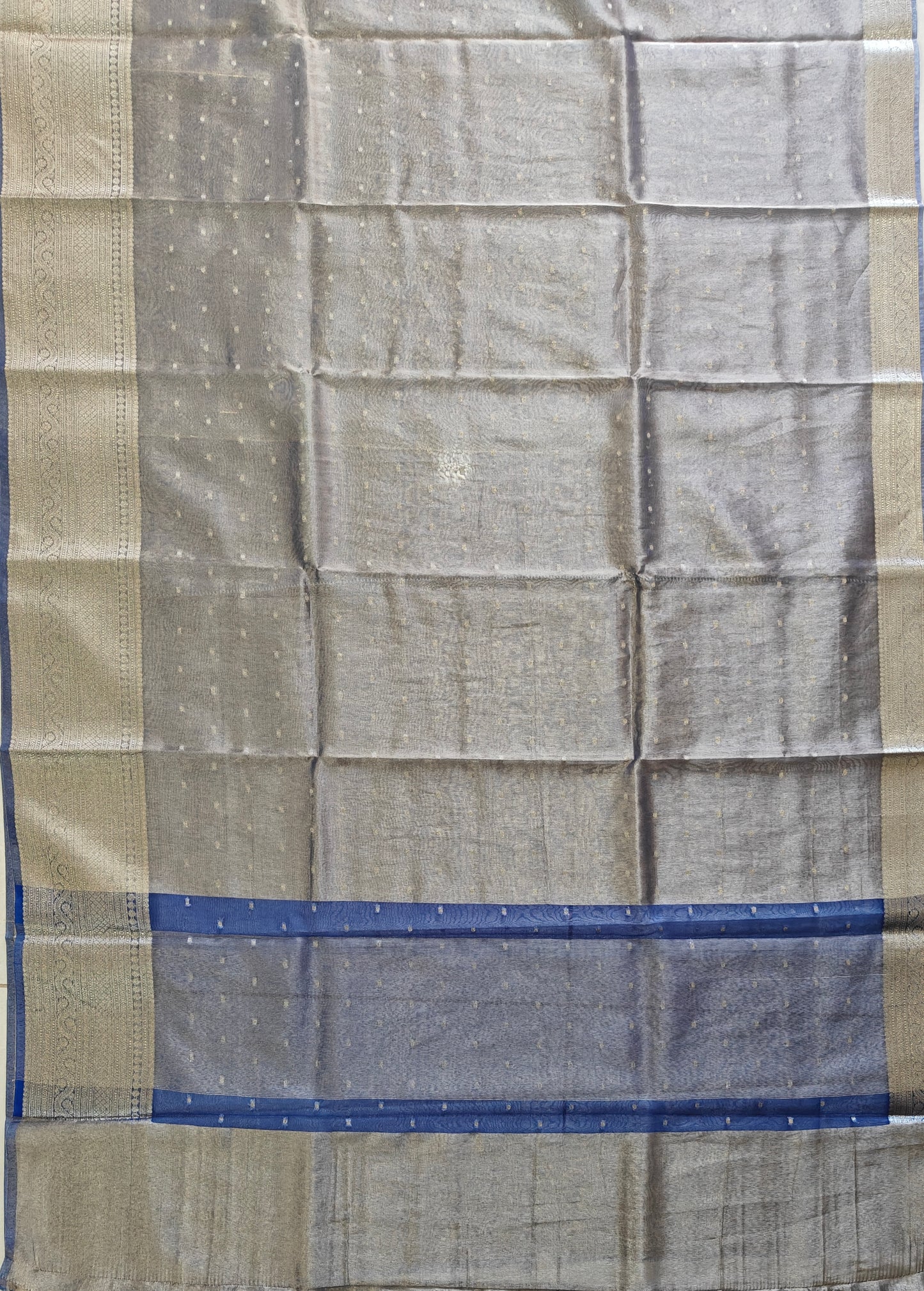 Blue Tissue Silk - Banarasi Saree