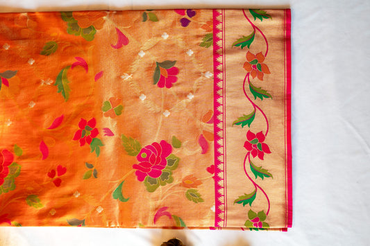 Premium tissue flower print pink