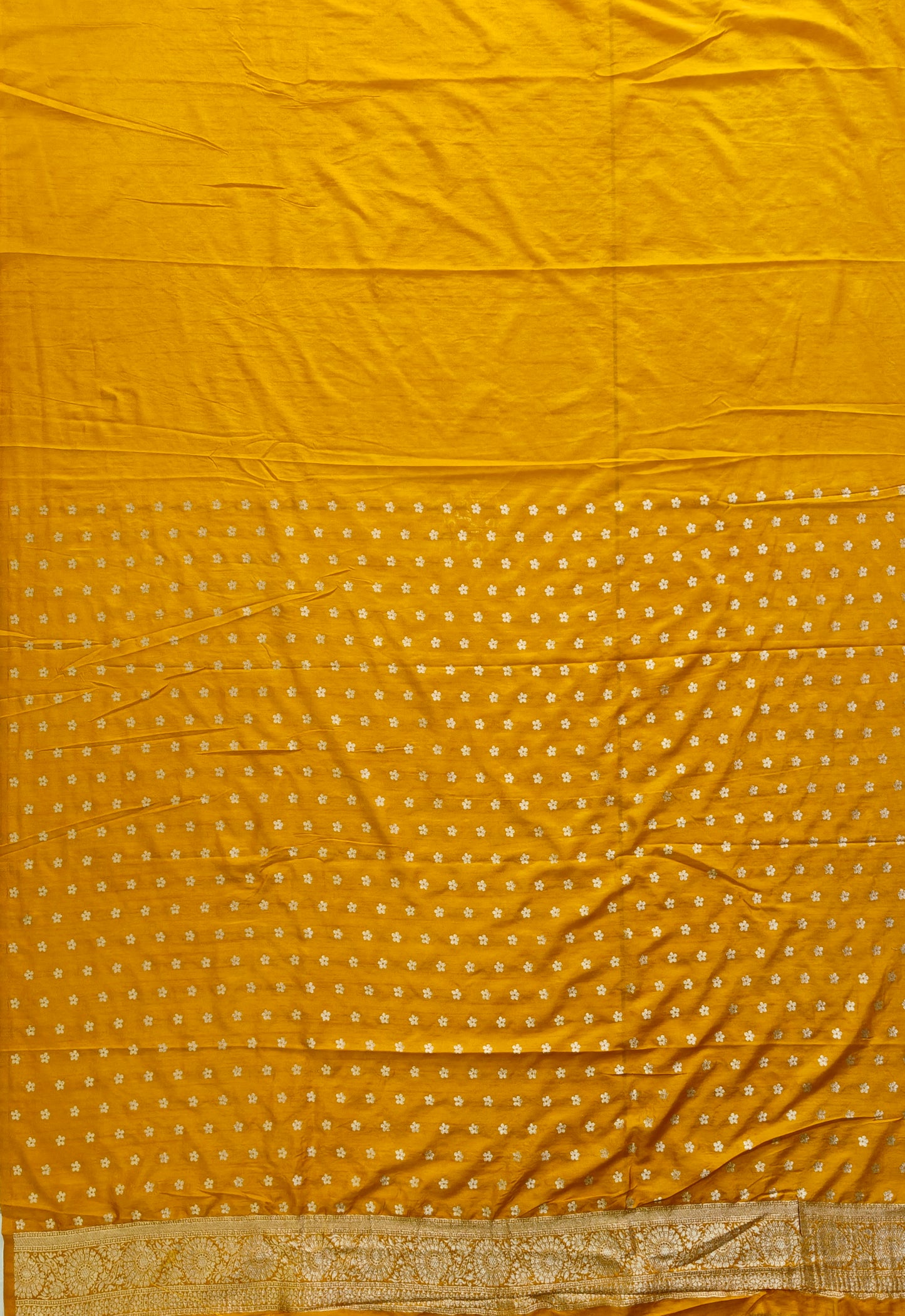 Golden Ray Dola Silk Meenakari - Banarasi Saree