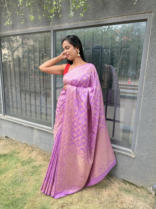 Kashi Gajji - Jasmine Jaal Work