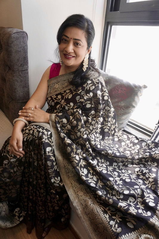 Kashi Georgette - Black