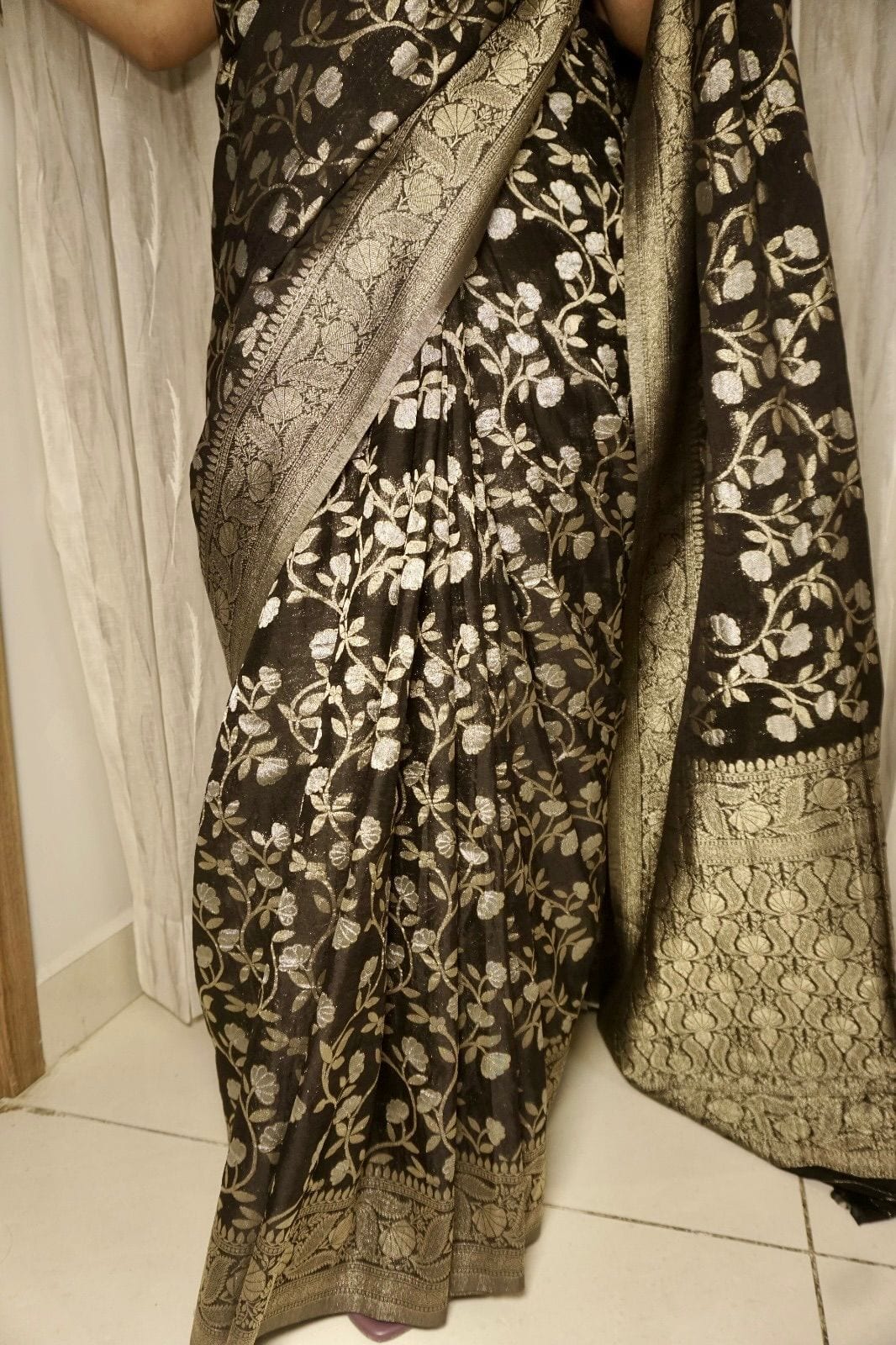 Kashi Georgette - Black