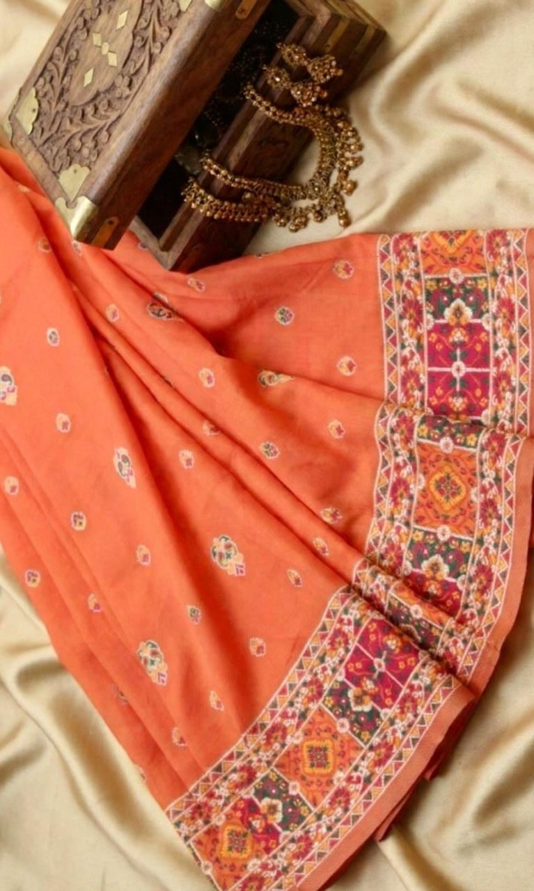 Kashi Pashmina- Orange