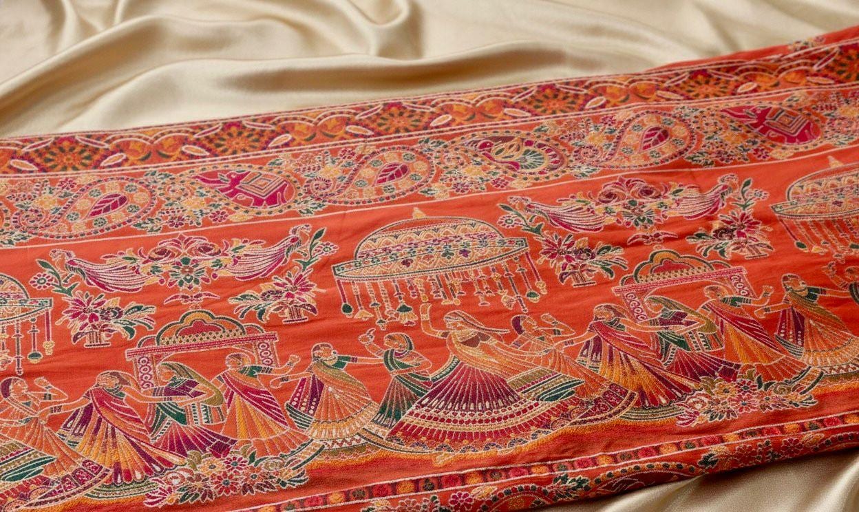 Kashi Pashmina- Orange
