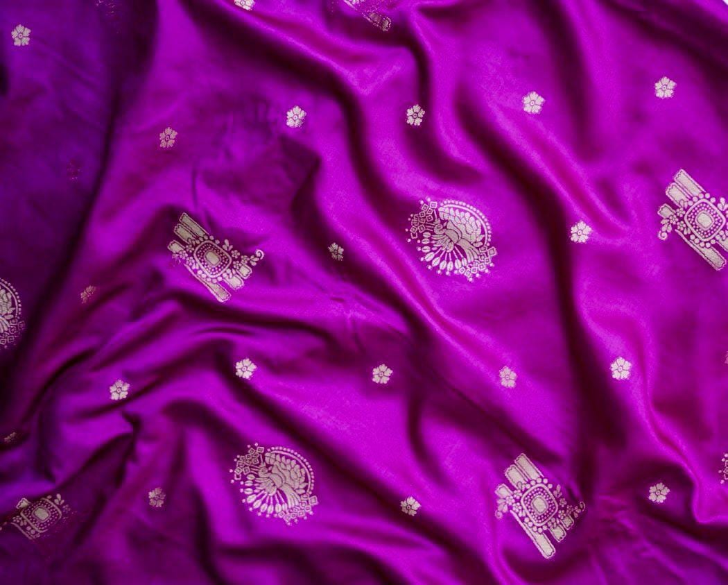 Kashi Riwayat Gajji Silk - Purple