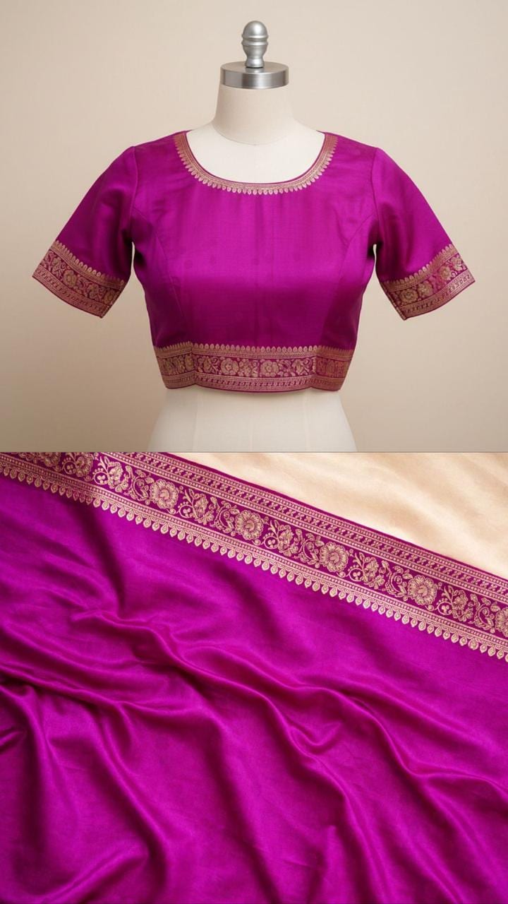Kashi Riwayat Gajji Silk - Purple