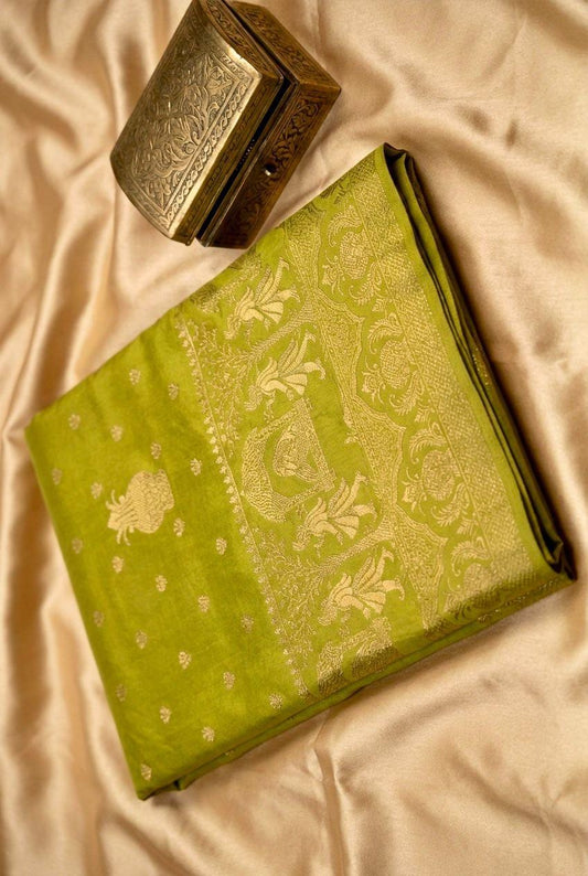 Kashi Riwayat Gajji silk - Green