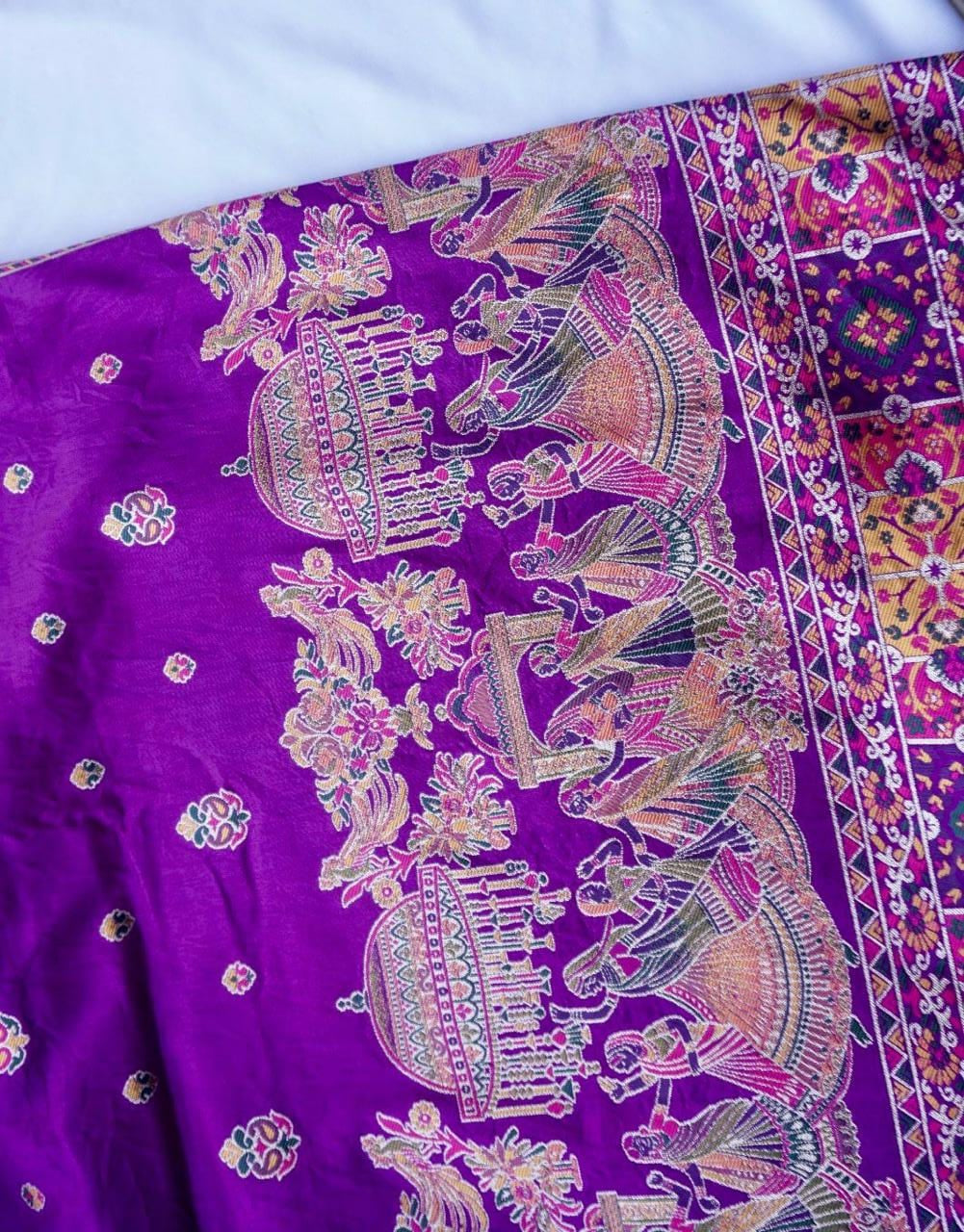 Kashi Pashmina- Purple