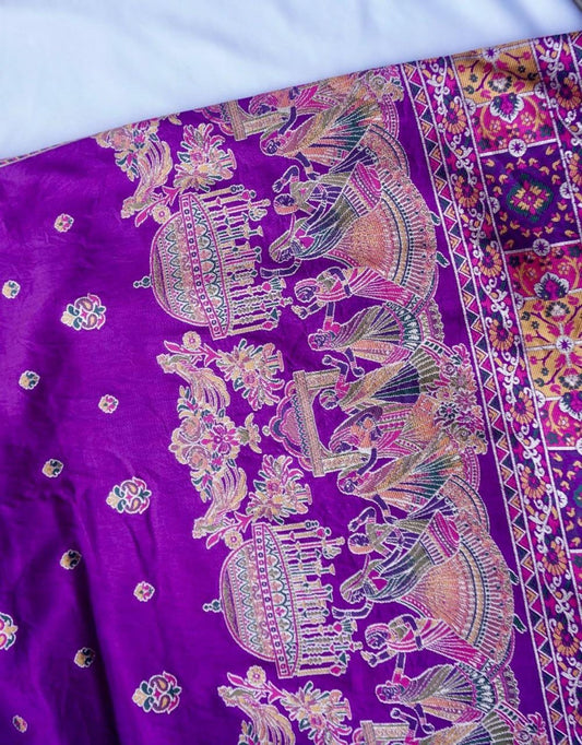 Kashi Pashmina- Purple