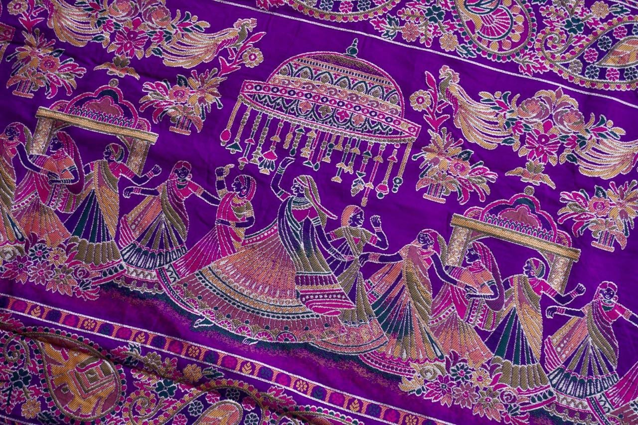 Kashi Pashmina- Purple