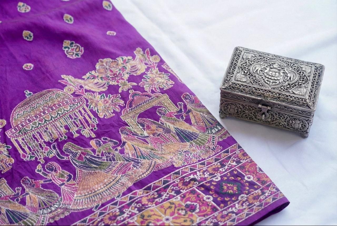 Kashi Pashmina- Purple