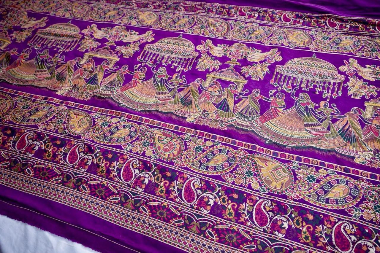 Kashi Pashmina- Purple