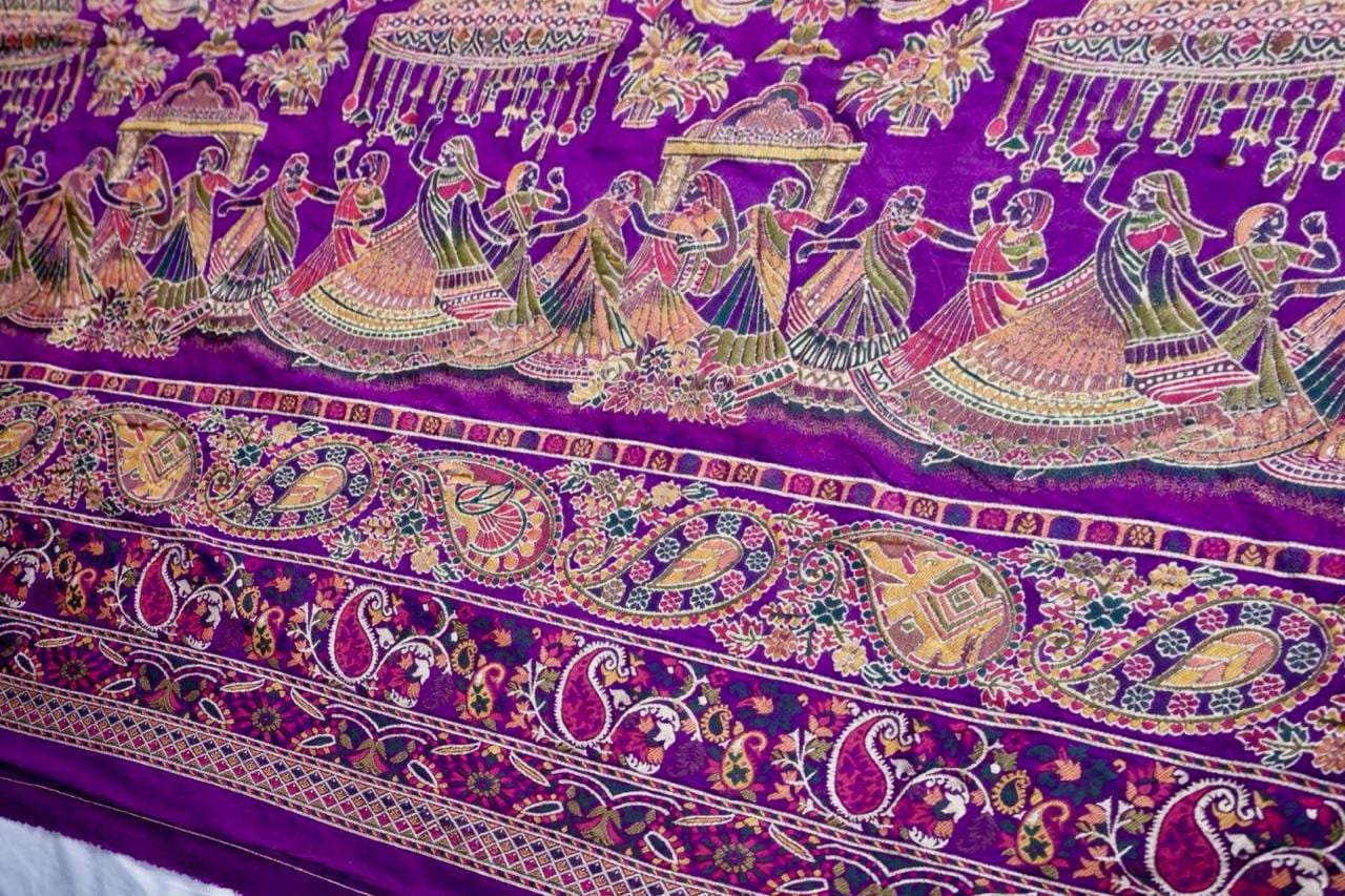 Kashi Pashmina- Purple