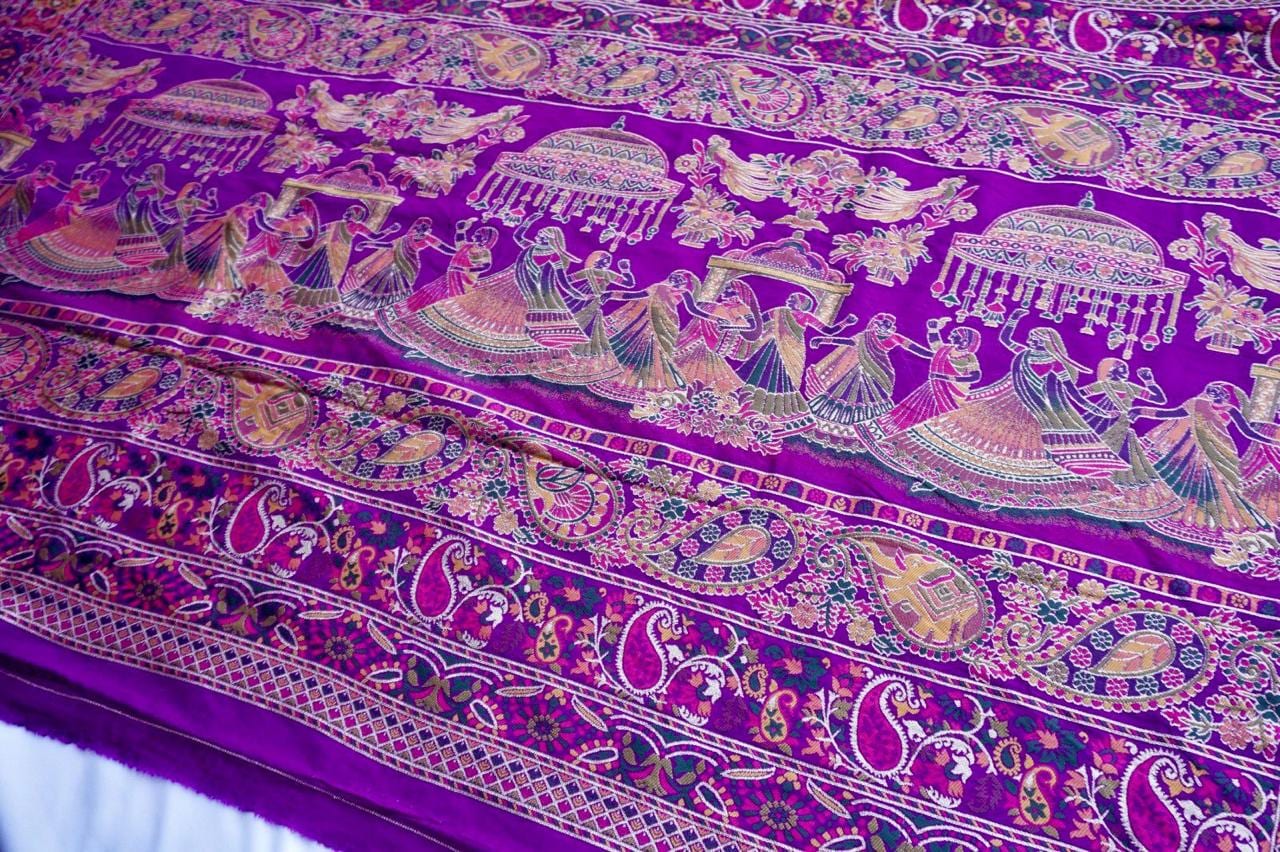 Kashi Pashmina- Purple